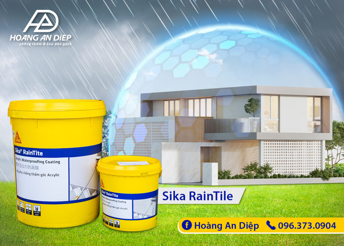 SIKA RAINTITE – GIẢI PHÁP CHỐNG THẤM HIỆU QUẢ CHO NGÔI NHÀ CỦA BẠN
